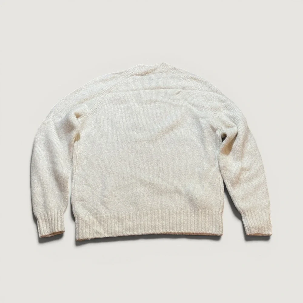 Madewell NWOT Crewneck Sweater in Yak-Alpaca Blend Cream Men's XS